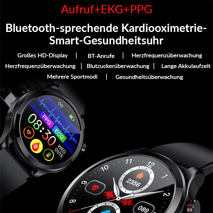 Kara Care plus® - Blutzuckerüberwachung & SOS-Notfall-Smartwatch