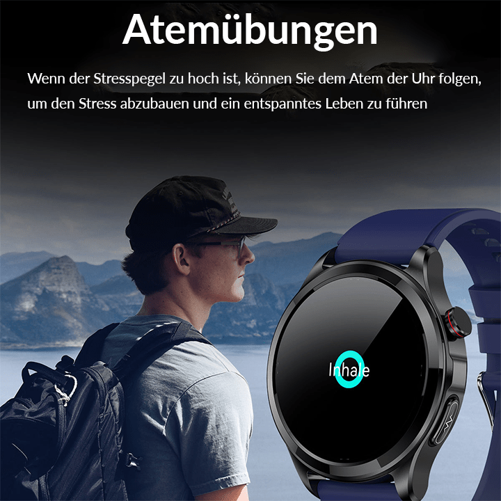 Kara Care plus® - Blutzuckerüberwachung & SOS-Notfall-Smartwatch