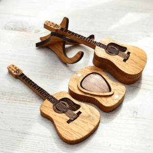 Plektrum Box für Gitarren
