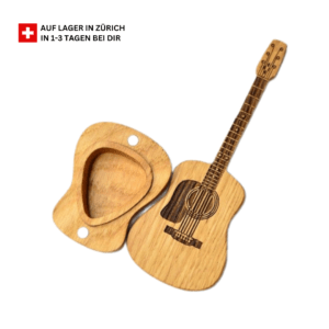 Holz Gitarrenplektrum Box