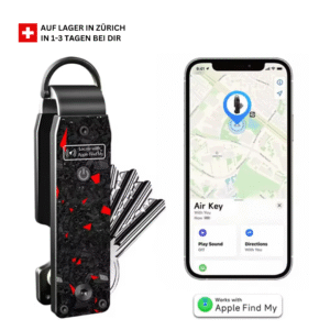 Kompakter Schlüssel Organizer mit Apple Find