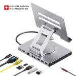 9-in-1 Tablet Ständer und Dockingstation