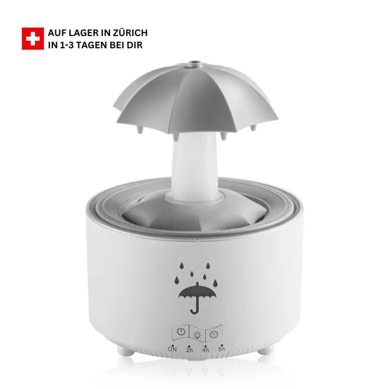 Regenschirm Regentropfen Luftbefeuchter