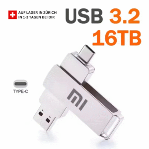 16TB Wasserdichter USB-Stick